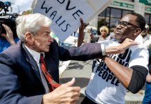 “You are white, so you are a racist!”